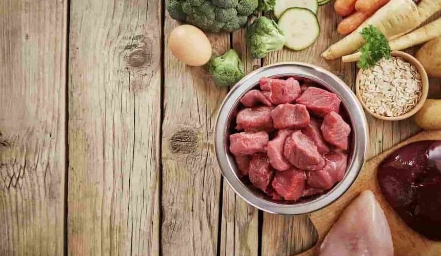 Fleisch und Gemüse