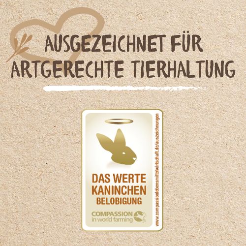 DOKAS Ausgezeichnet für artgerechte Tierhaltung