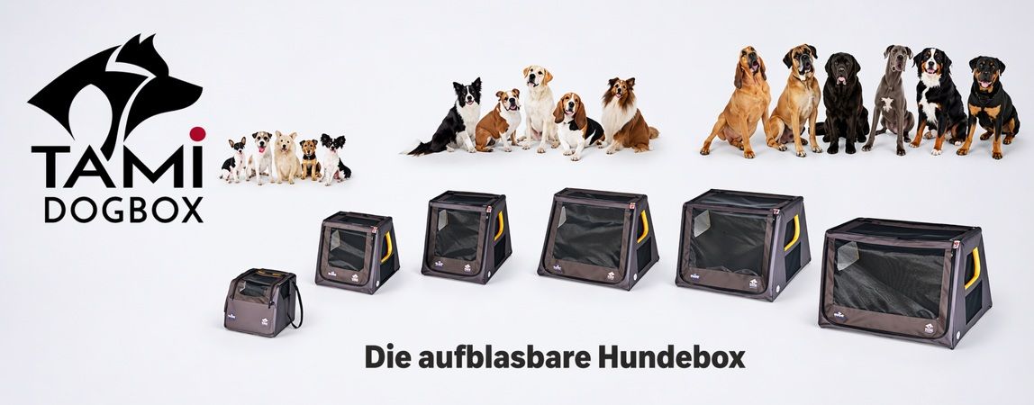 Tami - aufblasbare Transportboxen