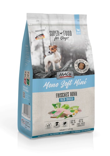 Macs 1,5kg DOG Mono Soft Mini Huhn