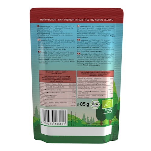 catz finefood Bio 12 x 85g Katzennassfutter