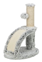 TRIXIE Kratzstamm Winnie mit Bürste, 43 cm, weiß-schwarz