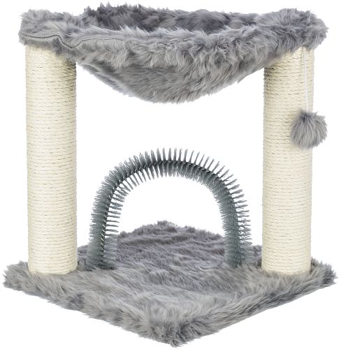 TRIXIE Kratzbaum Baza mit Bürste, 50 cm, grau