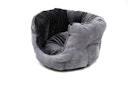 Vorschaubild LEBON Katzenbett Valentin 50x50x30cm grau