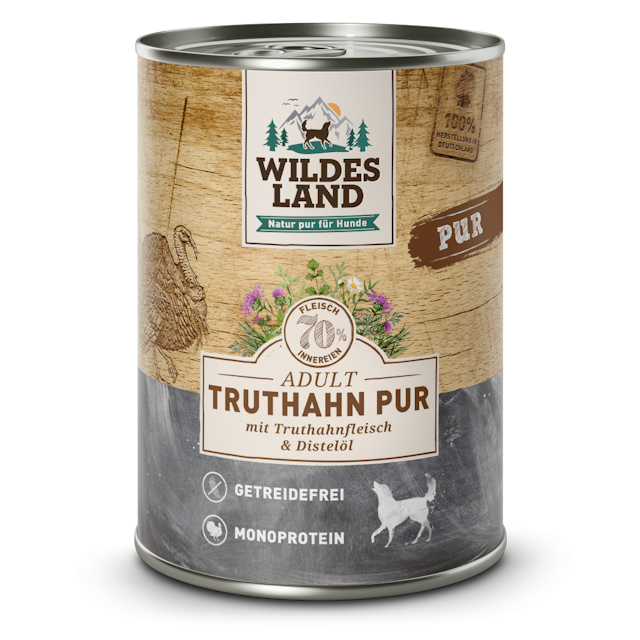 Wildes Land PUR Hundenassfutter 400gVorschaubild