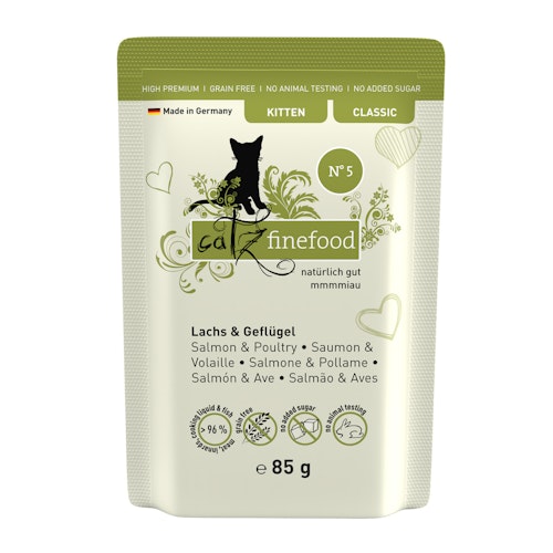Cats finefood Kitten 85 Gramm Katzennassfutter