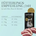 Vorschaubild Cat's Love Senior Ente Katzentrockenfutter