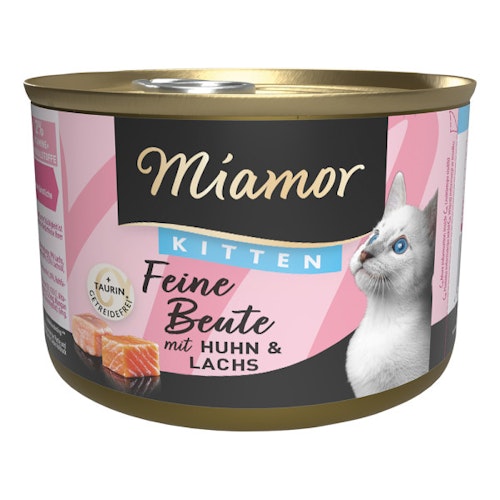 Miamor Feine Beute Kitten Dose 185g Katzennassfutter