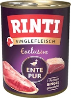 Rinti Sparpaket 12 x 800g Singlefl.Exc.Ente Pur Dose