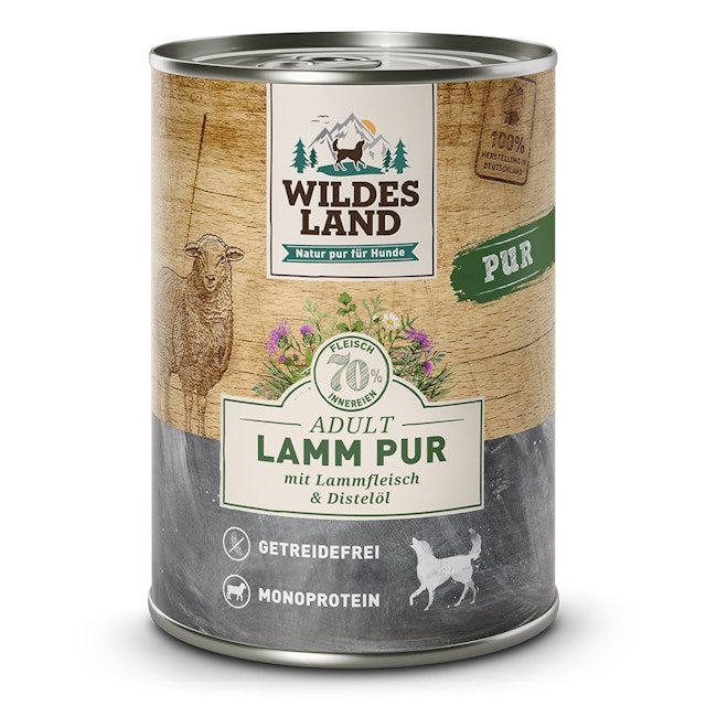Wildes Land PUR Hundenassfutter 400gVorschaubild
