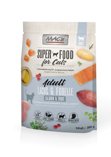 MAC's Cat Adult Lachs & Forelle Katzentrockenfutter