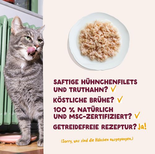 Edgard&Cooper Frisches Huhn und Truthahn 70g Katzenfeuchtfutter