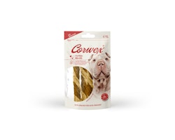 Corwex Puffed Zopf Ente und Huhn 50g Hundesnack