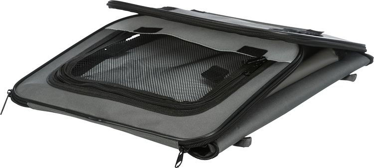 TRIXIE Hundebox Basic, dunkelgrau/hellgrau