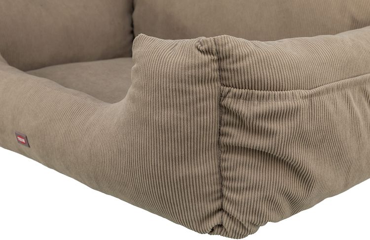 TRIXIE Autositz, doppelt, 80 × 35 × 60 cm, taupe