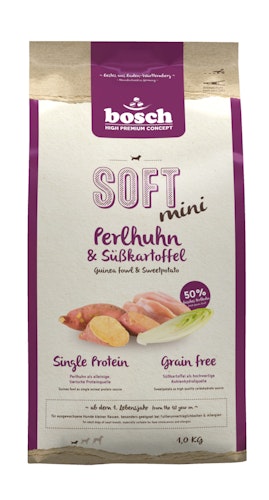 bosch SOFT Mini Perlhuhn & Süßkartoffel Hundetrockenfutter