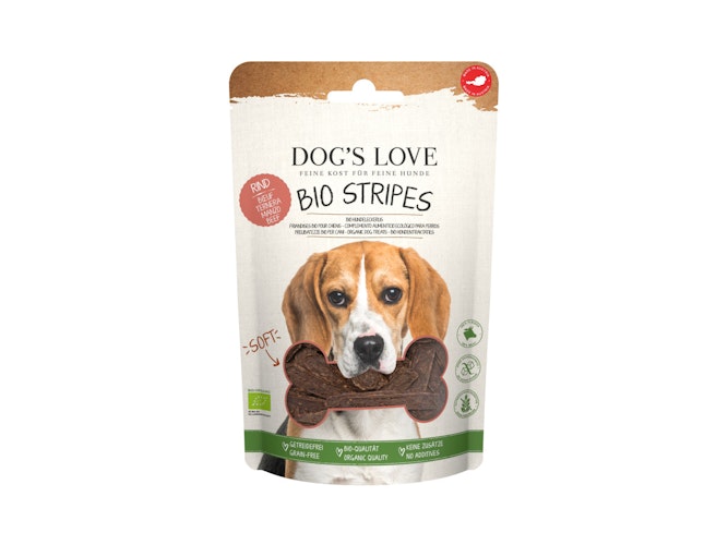 Dog's Love Bio Stripes Soft Rind 150 Gramm Hundesnack