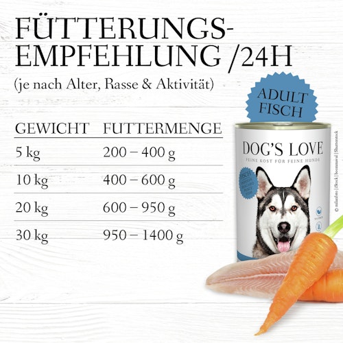 Dog's Love Classic 400g Dose Hundenassfutter Dog's Love Classic 400g Dose Hundenassfutter