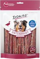 DOKAS Entenbrust in Streifen Hundesnack 250 Gramm
