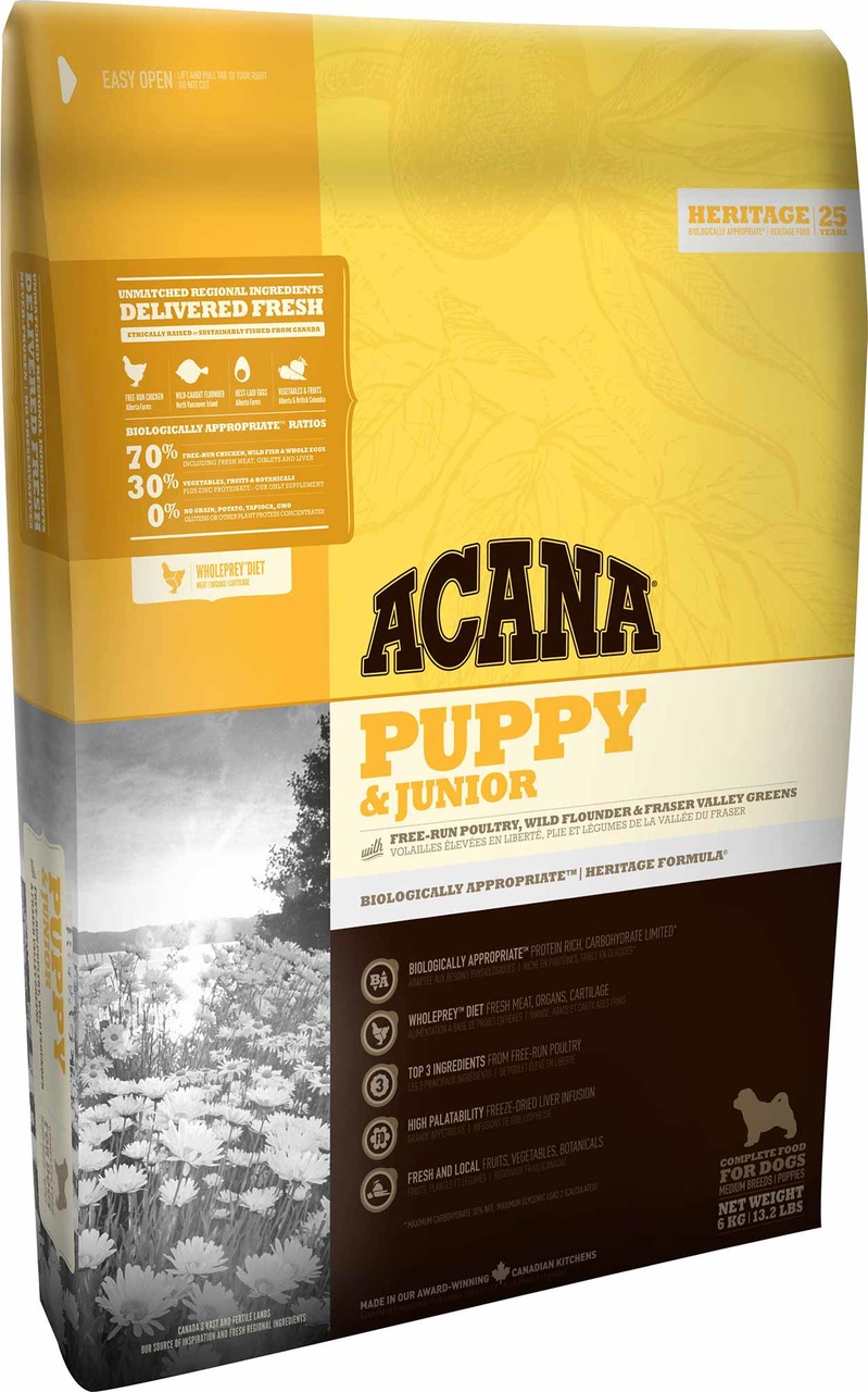 ACANA Heritage Puppy & Junior Hundetrockenfutter