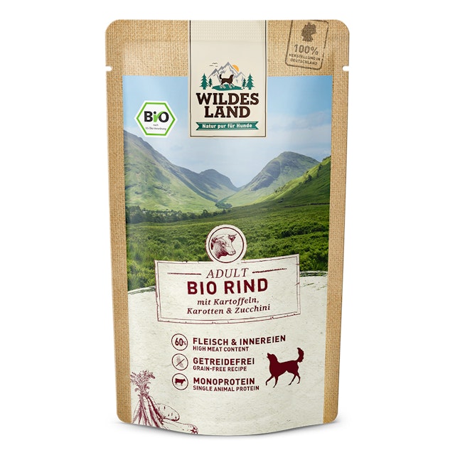 Wildes Land BIO Hundenassfutter 125gVorschaubild