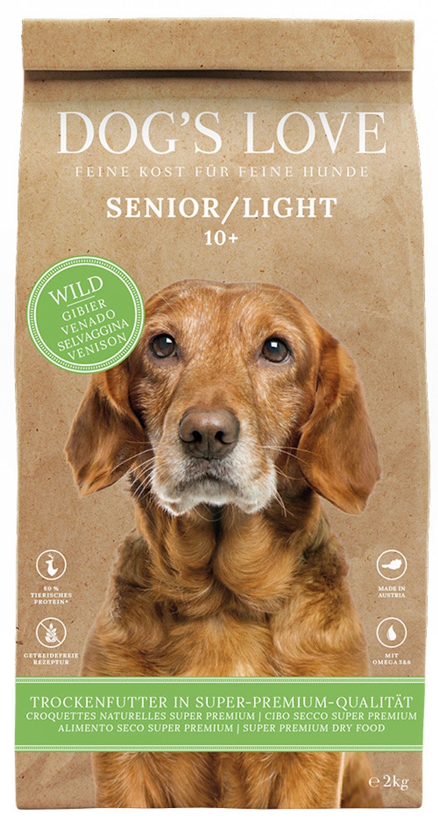 Dog's Love Senior Wild mit Skartoffel & Spinat Hundetrockenfutter