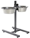 Vorschaubild TRIXIE Edelstahl Napfbar 2 x 2800 ml / ø 24 cm