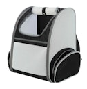 Vorschaubild TRIXIE Rucksack Chloe, 39 × 43 × 27 cm, hellgrau/schwarz