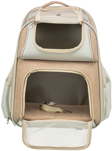 TRIXIE Rucksack Willow, 38 × 25 × 45 cm, beige/braun