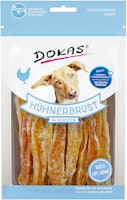 DOKAS Hühnerbrust in Streifen Hundesnack