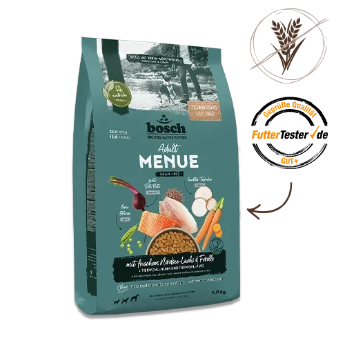 Bosch MENUE Adult Lachs und Forelle 1kg 