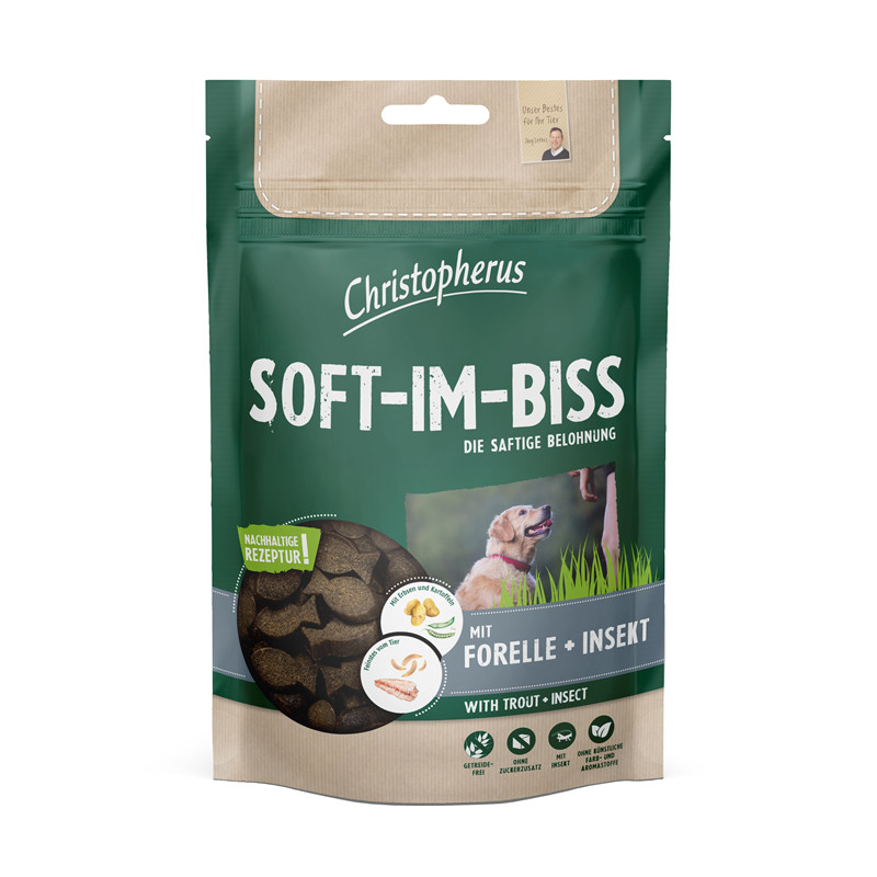 Christopherus 125g Soft-Im-Biss Forelle&Insekten