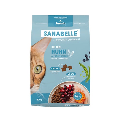 Sanabelle 400g Kitten Huhn Katzentrockenfutter