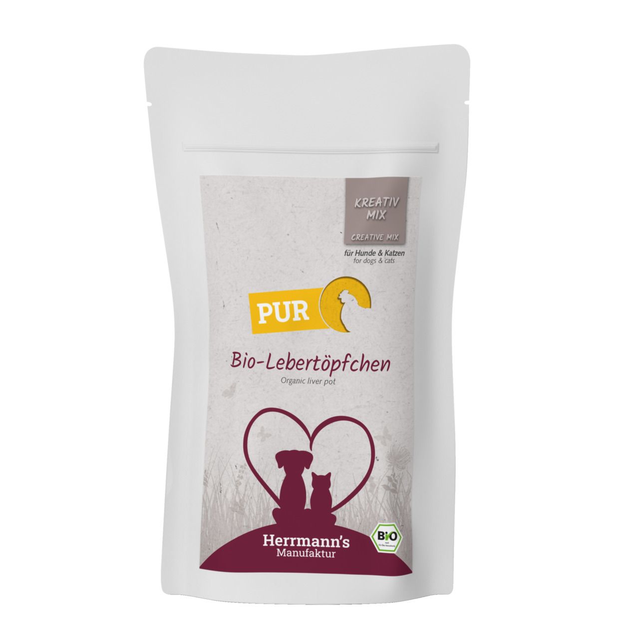 Herrmann's Kreativ-Mix Bio 100 Gramm Hundenassfutter