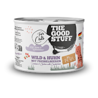The Goodstuff Adult Dose 12x200g Wild & Huhn+Preiselbeer Katzennassfutter