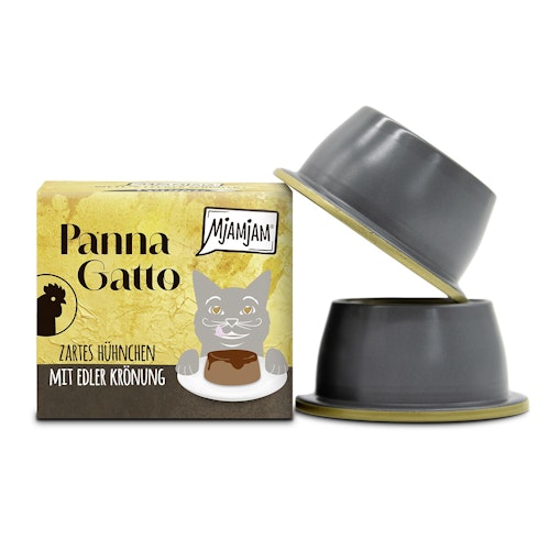 MJAMJAM Pana Gatto Schale 2x80g Katzennassfutter