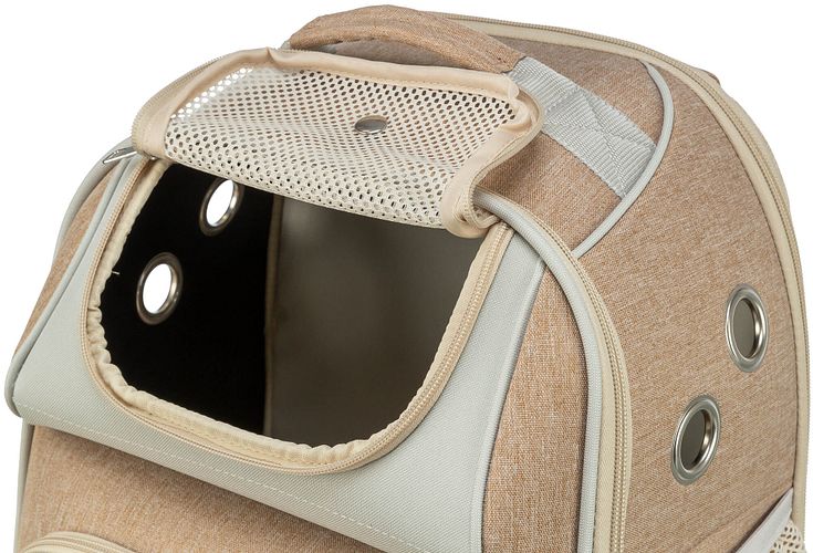 TRIXIE Rucksack Willow, 38 × 25 × 45 cm, beige/braun