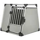 Vorschaubild TRIXIE Transportbox Aluminium silber/hellgrau Transportbox