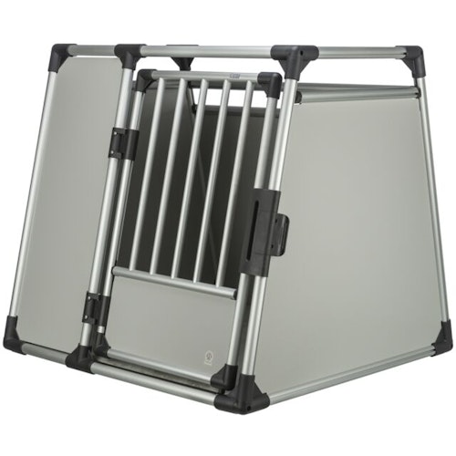 TRIXIE Transportbox Aluminium silber/hellgrau Transportbox