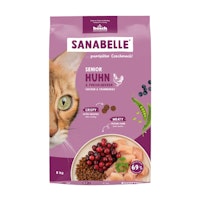 Sanabelle 1 x 8kg Senior Huhn Katzentrockenfutter