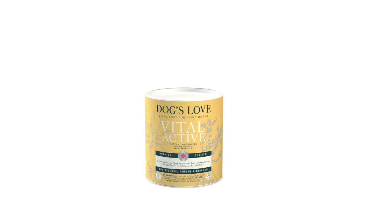 Dog's Love Vital Active Pulver 500 Gramm Nahrungsergänzung für Hunde