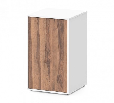 aquatlantis Aqua Tower 120/163 weiß & nussbaum Schrank