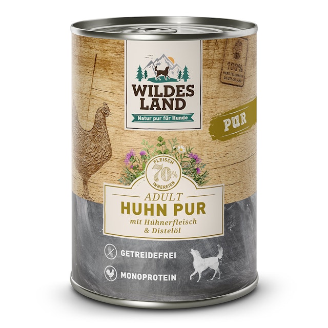 Wildes Land PUR Hundenassfutter 400gVorschaubild