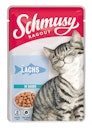 SCHMUSY Ragout Pouch in Sauce 100g Frischebeutel Katzennassfutter