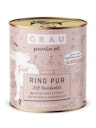 Vorschaubild grau Hund 800 Gramm Hundenassfutter