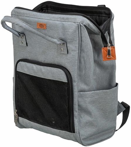 TRIXIE Rucksack Ava, 32 × 42 × 20 cm, grau