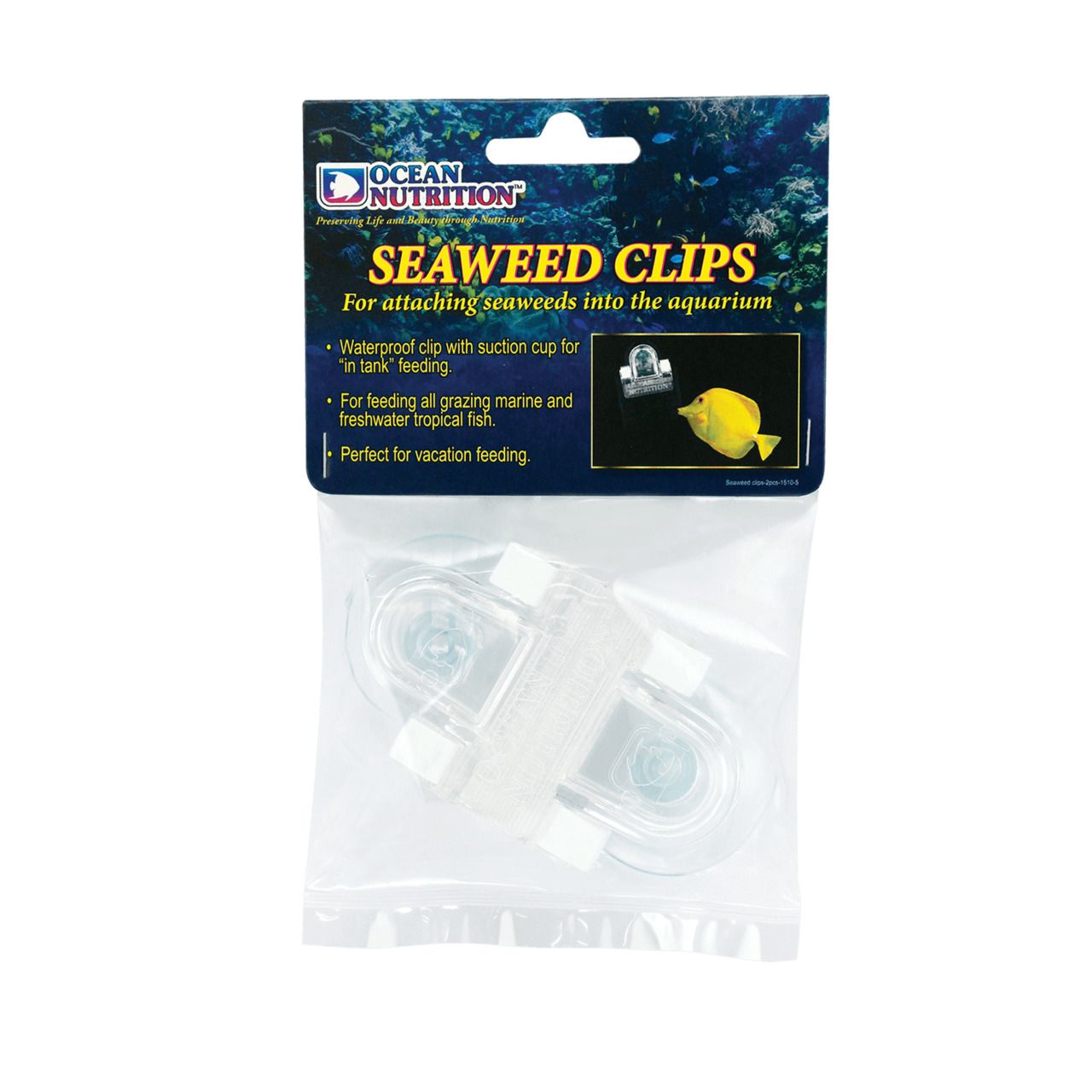 Ocean Nutrition Seaweed Clips 2er Fischfutterzubehör