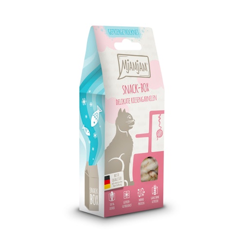 MJAMJAM Snack-Mix 2 leckere Snackbox 4x35g Katzensnack