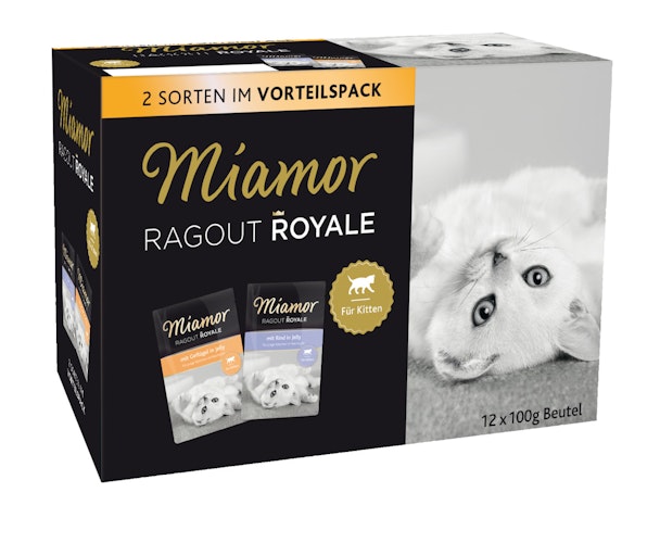 Miamor Ragout Royale in Jelly 12x100g Beutel Multipack Katzennassfutter