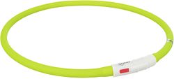 TRIXIE Flash Leuchtring USB grün XS?XL 70cm